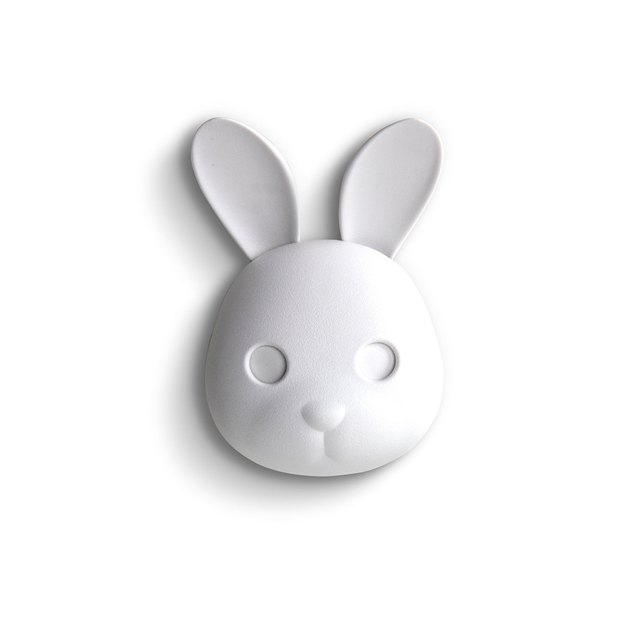 QL10294-WH Держатель для ключей bella bunny, белый Qualy  - Вид №3