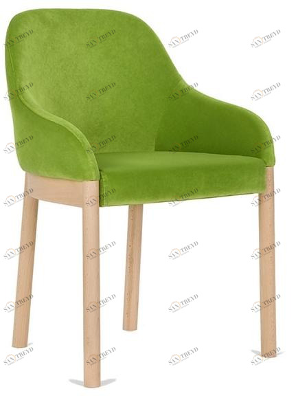 Paged Стул из ткани с подлокотниками Viena A-viena