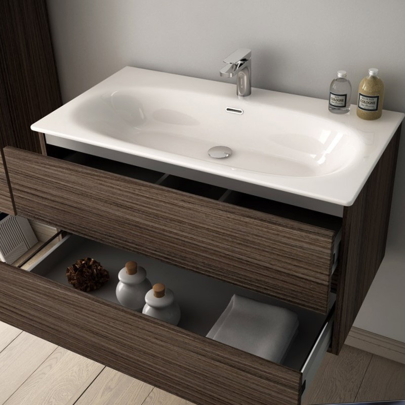 43330 Встроенная раковина под столешницу овальная Ceramica Hidra FLAT - Вид №7