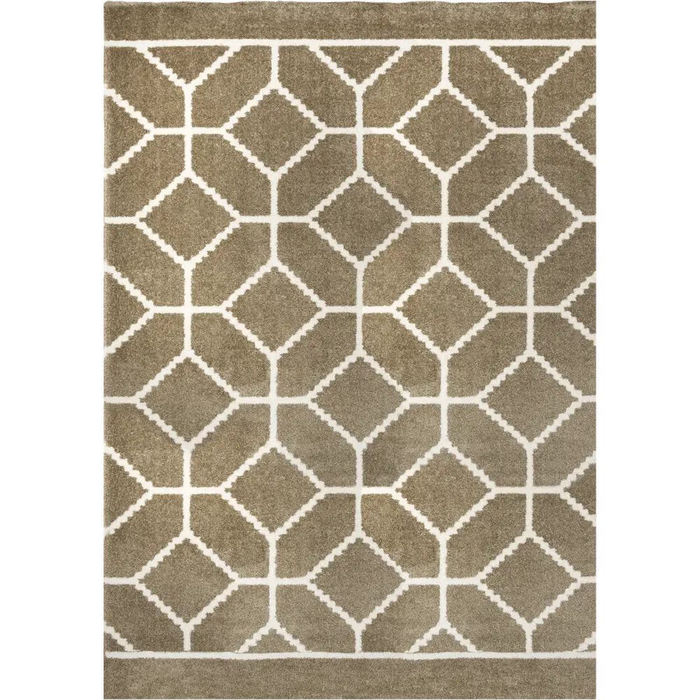 Ковер полиэстер Play 63242/650 120x170 см цвет бежевый 82386533 STLM-2136325 BALTA RUGS 