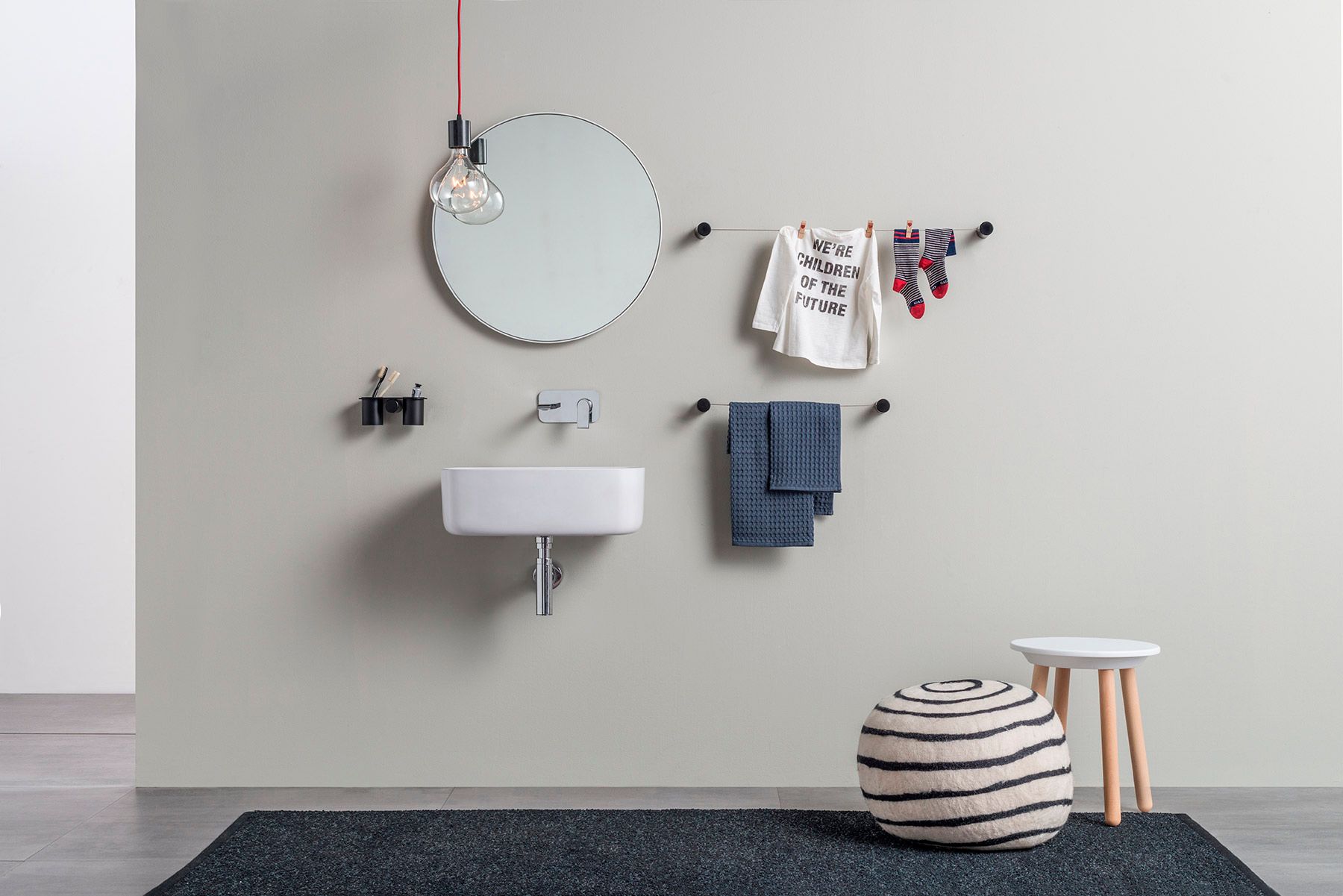 Латунная полка для ванной комнаты EVER Life Design точка ARCH-00040220 - Вид №1