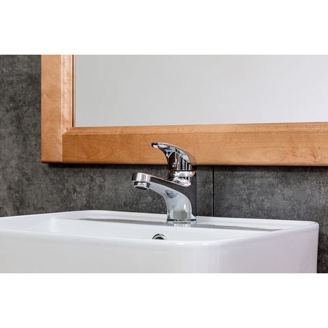 Orange OneLife P01-021cr полимерный смеситель для раковины никель sun-id-1517296 - Вид №2