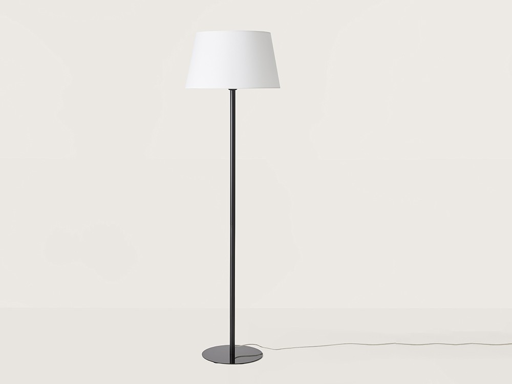 091623 Торшер черный + белый абажур Aromas del Campo Tex