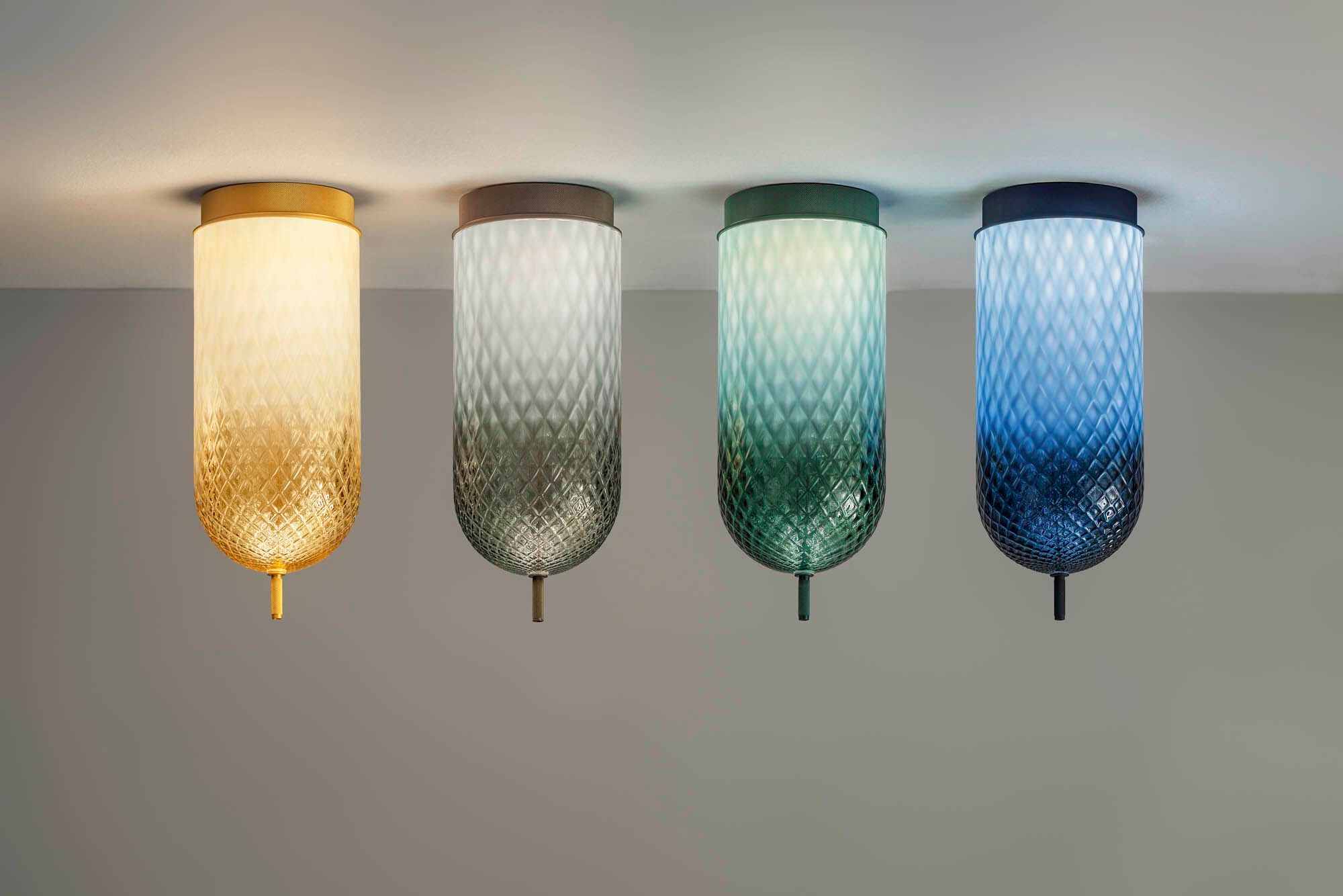 Потолочный светильник ручной работы из дутого стекла Olev Curuba ARCH-00010732