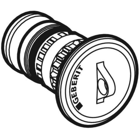 623.000.00.5 Заглушка Geberit Mepla Geberit  - Вид №1