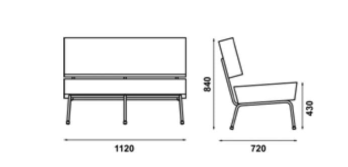 Тканевое кресло Adico 745-L ARCH-00050478 - Вид №3
