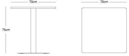 Liqui Contracts Квадратный стол Hugo sun-id-1472875 - Вид №4
