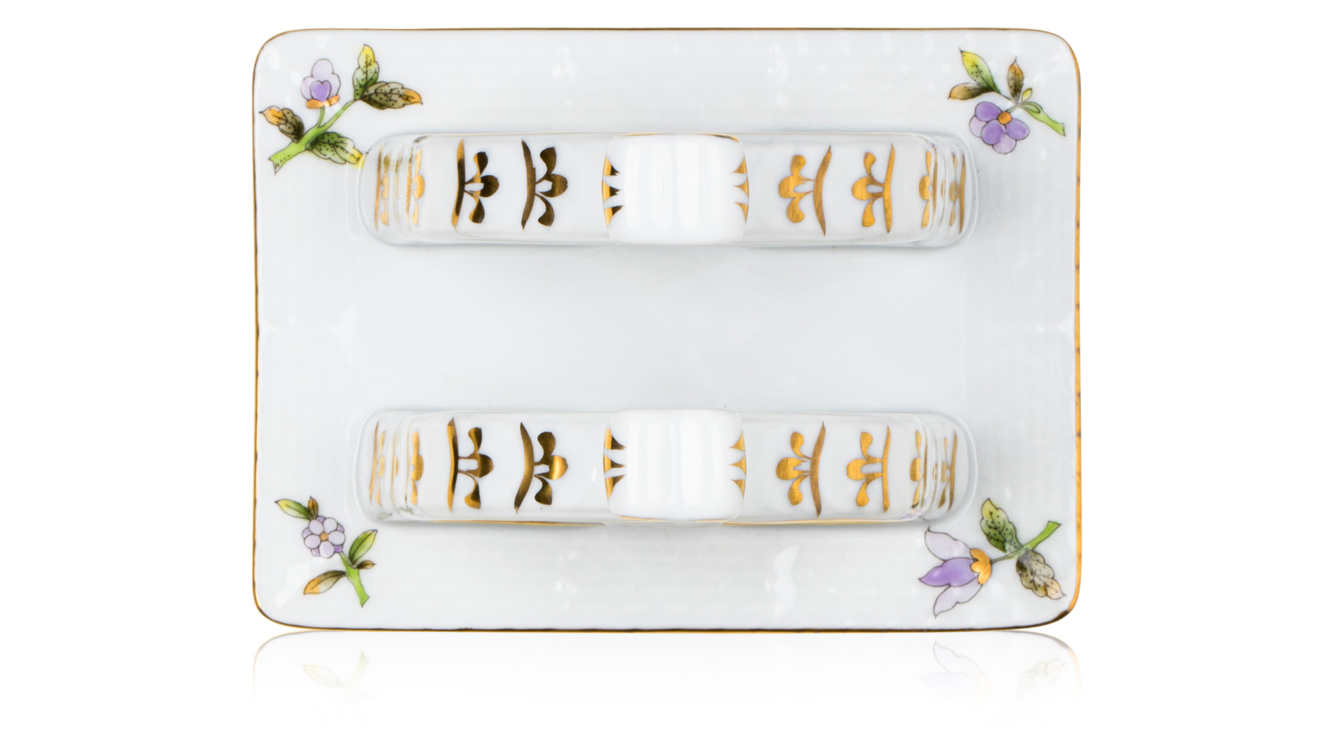 10623402 Herend Подставка для салфеток 11см "Королевский сад" Фарфор  - Вид №2