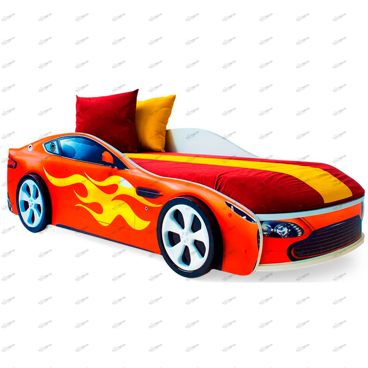 Детская кровать-машина "Бондмобиль" красная БЕЛЬМАРКО  326763 Красный Santreyd 