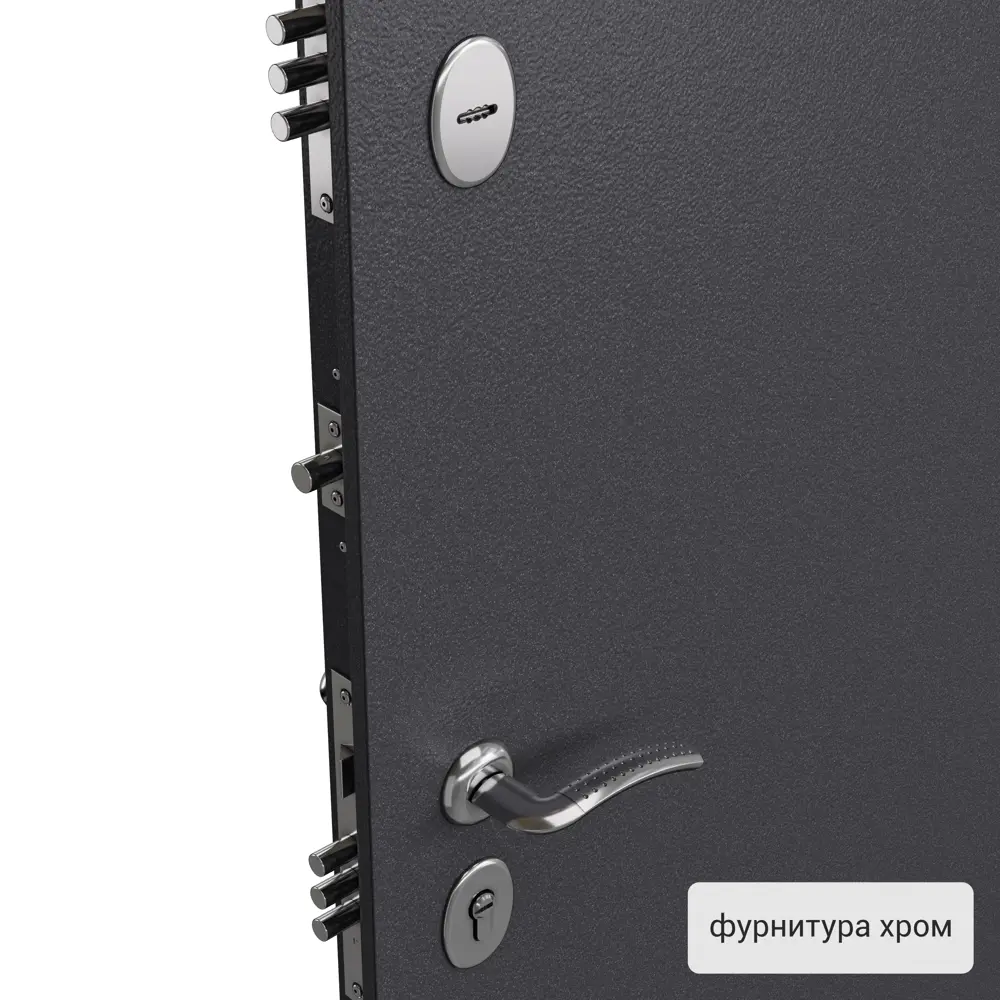 Дверь входная металлическая Берн 86x205 см правая цвет скай белый с зеркалом 83404168 STLM-2049671 TOREX  - Вид №1