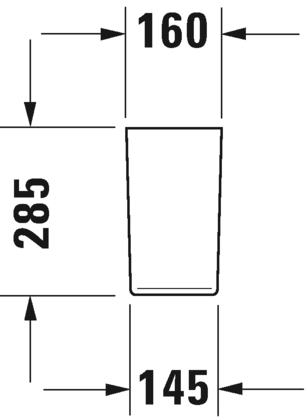 0865180000 Полупьедестал для раковины овальная Duravit Starck 3 - Вид №5