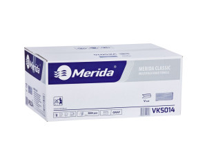 VKS014 Бумажные полотенца CLASSIC, серые, однослойные, 5000 шт. Merida