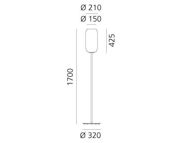 Выдувное стекло светодиодный торшер In Stock Артемида ARCH-00106903 - Вид №2