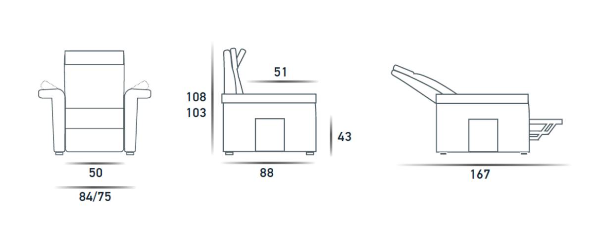 Кресло-Подъемник Lift-Relax 1 Motore  Spaziorelaxitalia  Praga Praga Lift-Relax 1 Motore  - Вид №4