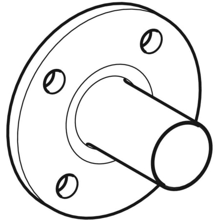 GEBERIT 23767 Фланец Geberit Mapress из углеродистой стали, PN 6, с гладким концом  - Вид №1