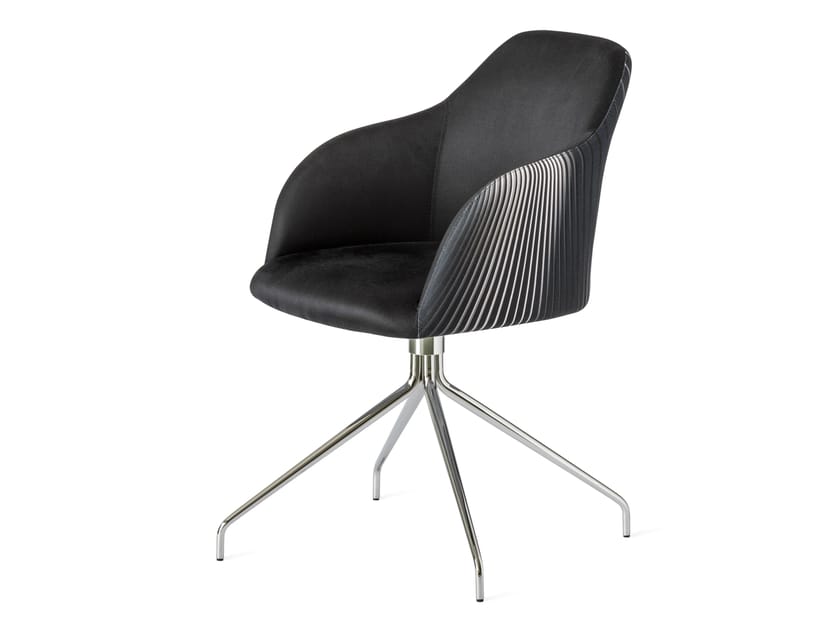 Мягкое вращающееся кресло с подлокотниками RIFLESSI София ARCH-00010823