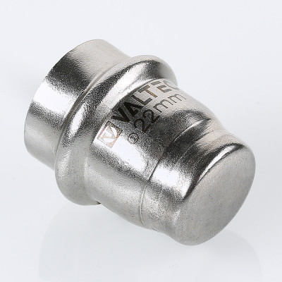 VTi.961.I.000015 Фитинг из нержавеющей стали – заглушка Valtec 15 мм  - Вид №1