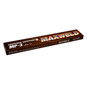 90015367 Электроды сталь МР-3 MR31 3 мм, 1 кг MAXWELD STLM-0086370