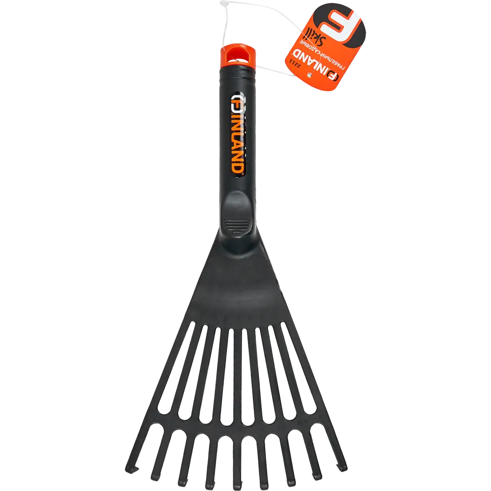 Грабли садовые FINLAND Skill 2211 с пластиковой ручкой 35 см 89334533 STLM-1579108