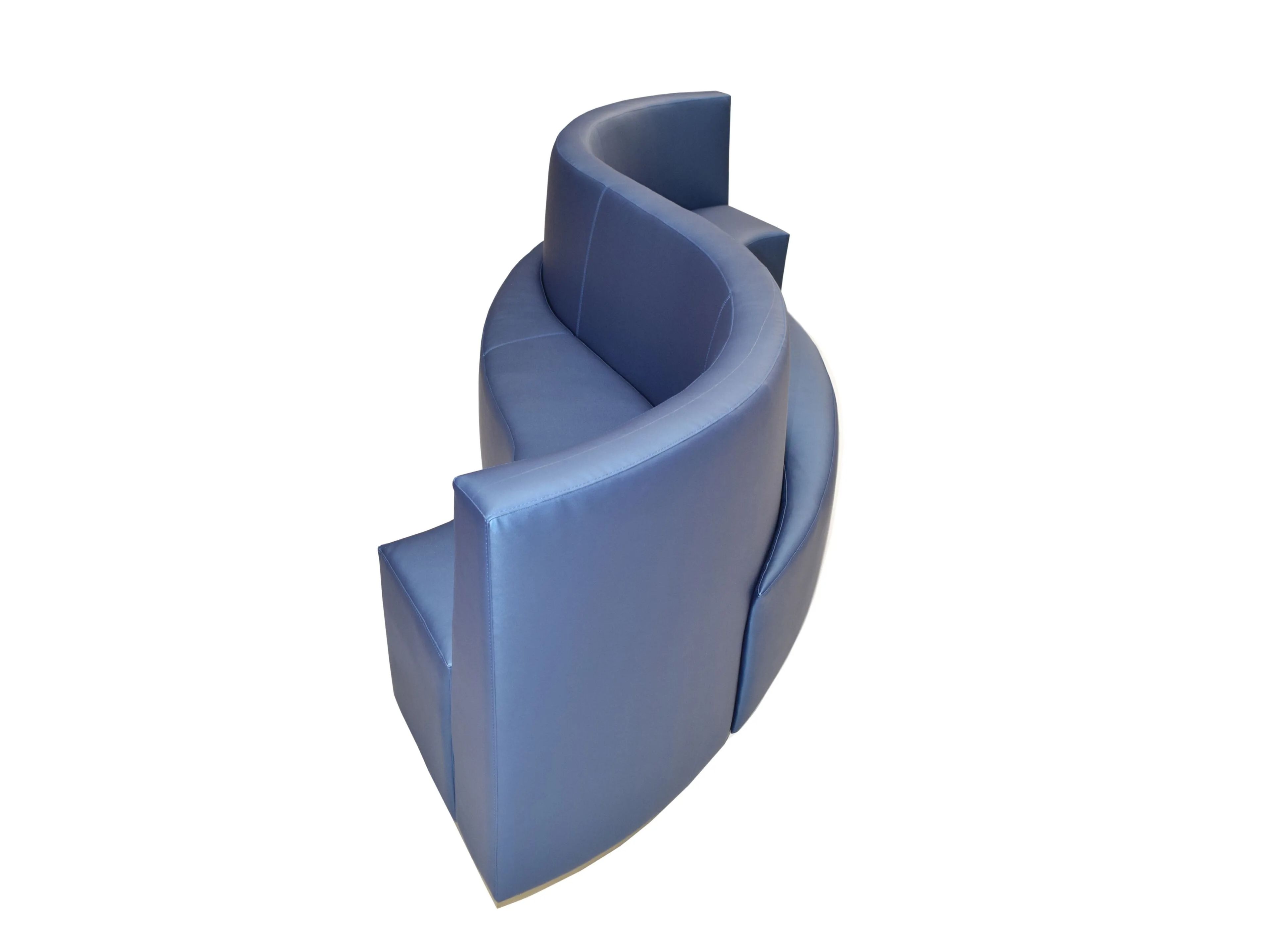 Модульная кожаная скамья со спинкой ABLE KAI ARCH-00068184 - Вид №1