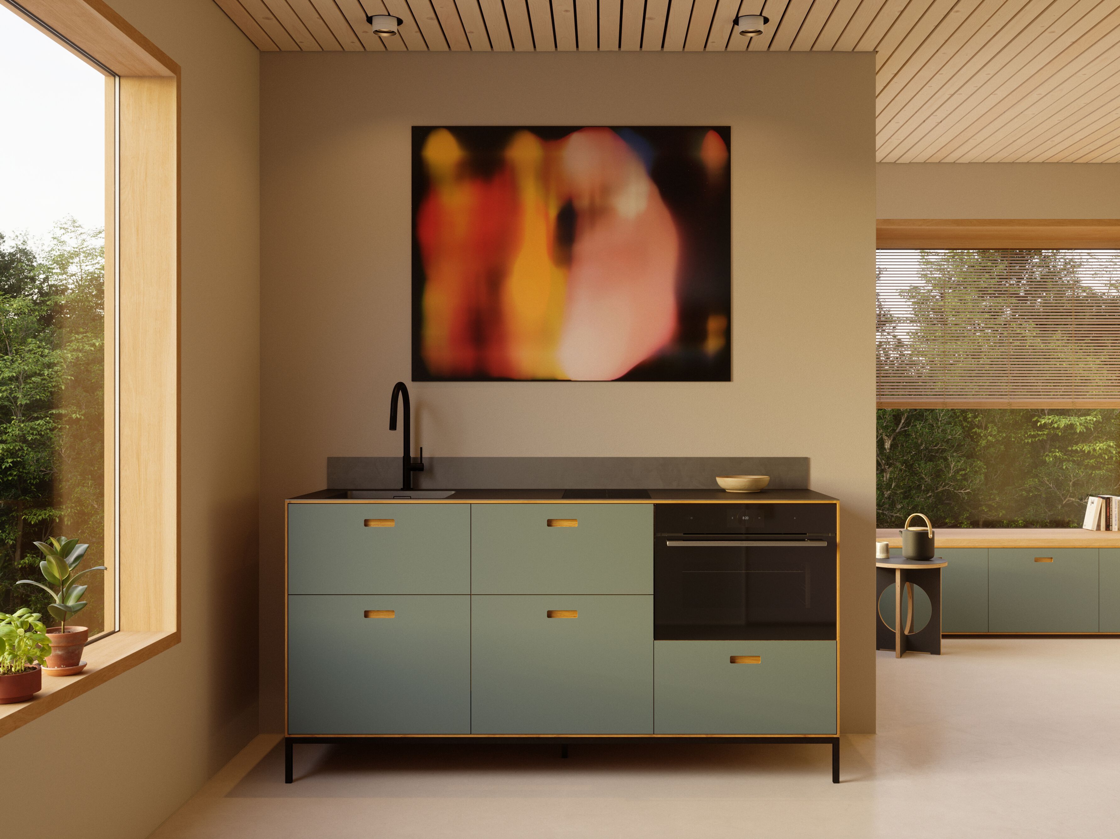 Встроенная кухня Neuvermoebelt TINY KITCHEN "OFFICE" ARCH-00075305 - Вид №1