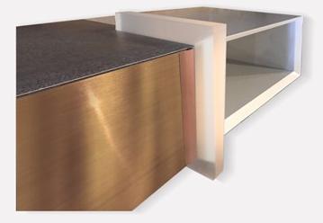 MORADA Подвесная тумба под телевизор из дуба и металла  Cabinet royal cabwl  - Вид №2