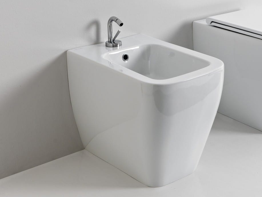 Напольное керамическое биде Scarabeo Ceramiche Теорема 2.0 ARCH-00152292
