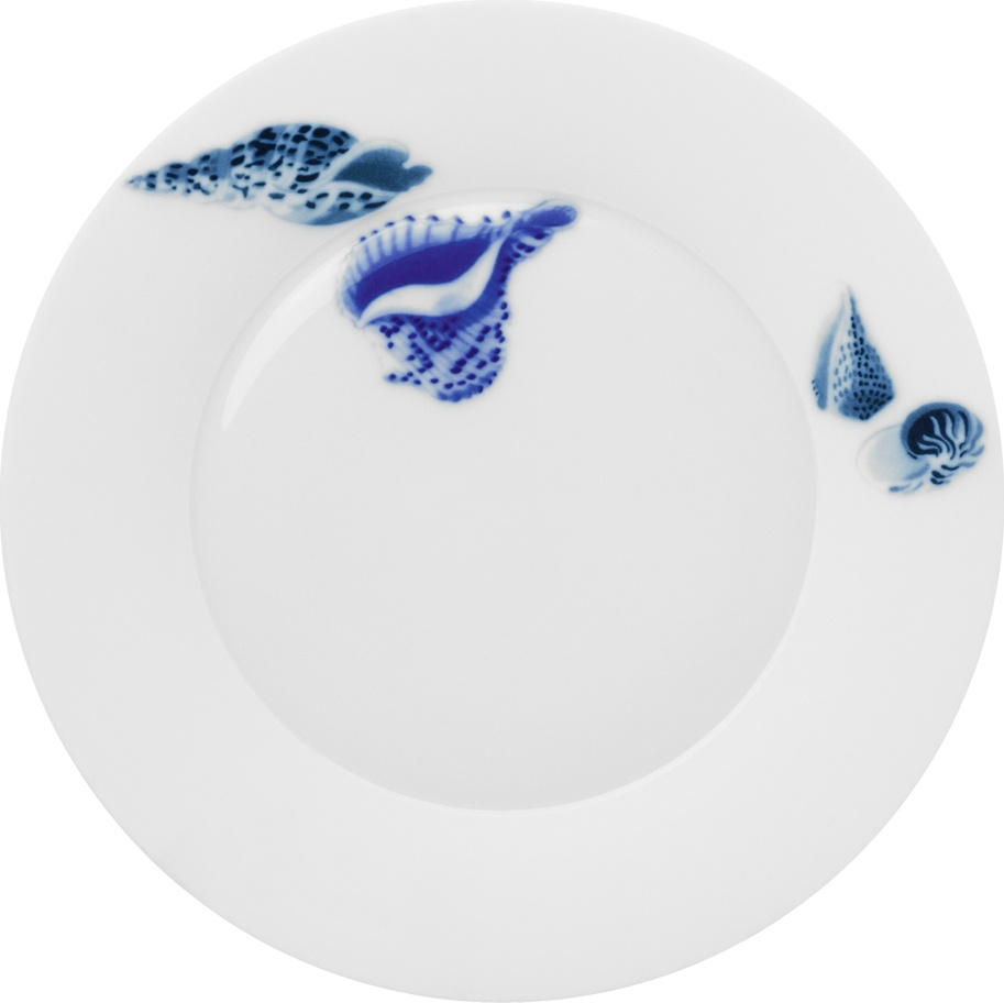 10577453 Hering Berlin Тарелка закусочная Hering Berlin "Ракушки" "Океан" 23см Фарфор 
