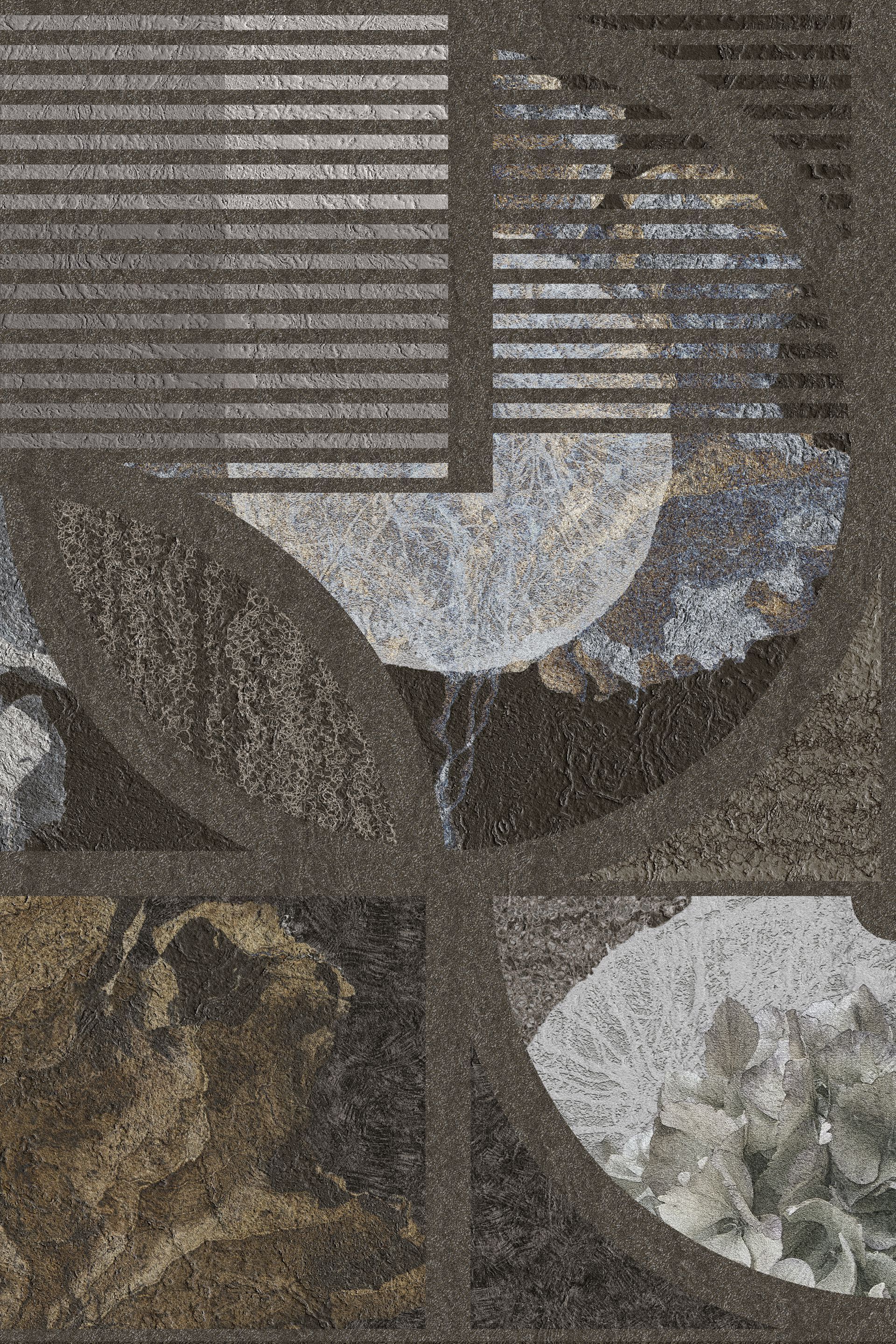 Узорный ковер Inkiostro Bianco Travelogue ARCH-00107700 - Вид №3