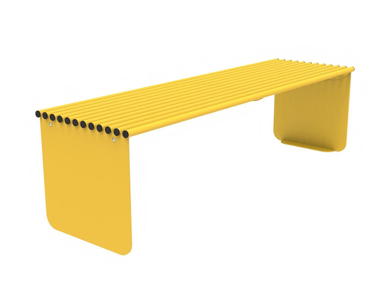 Скамейка из листового металла и труб Lazzari весна ARCH-00019520 - Вид №1