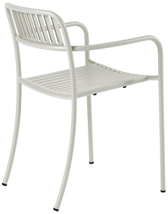 Tolix Садовый стул из нержавеющей стали с подлокотниками Patio 07393 - Вид №2
