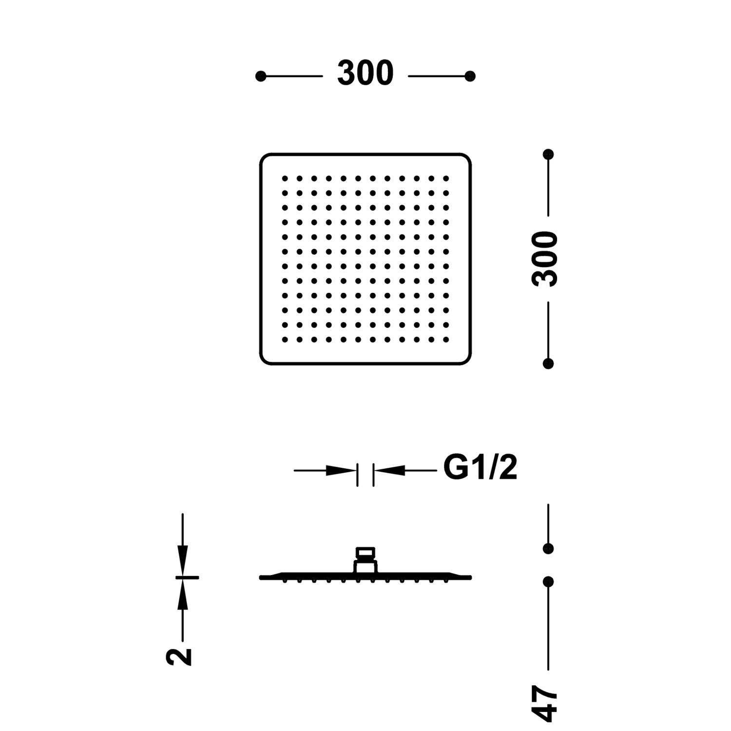 Насадка для душа-134315006 TRES Showers - Вид №1