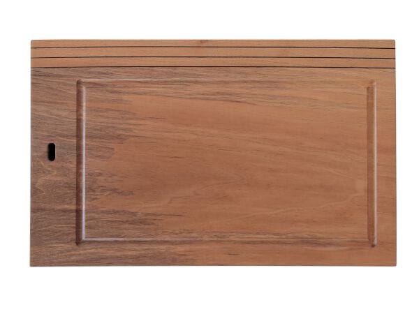 Прямоугольная разделочная доска для хлеба из грецкого ореха с канавкой Deodara Linear ARCH-00054108