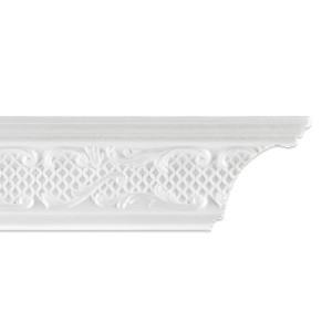 Плинтус потолочный инжекционный D 120/70 ( 55 шт. в упак.) STSR-2028