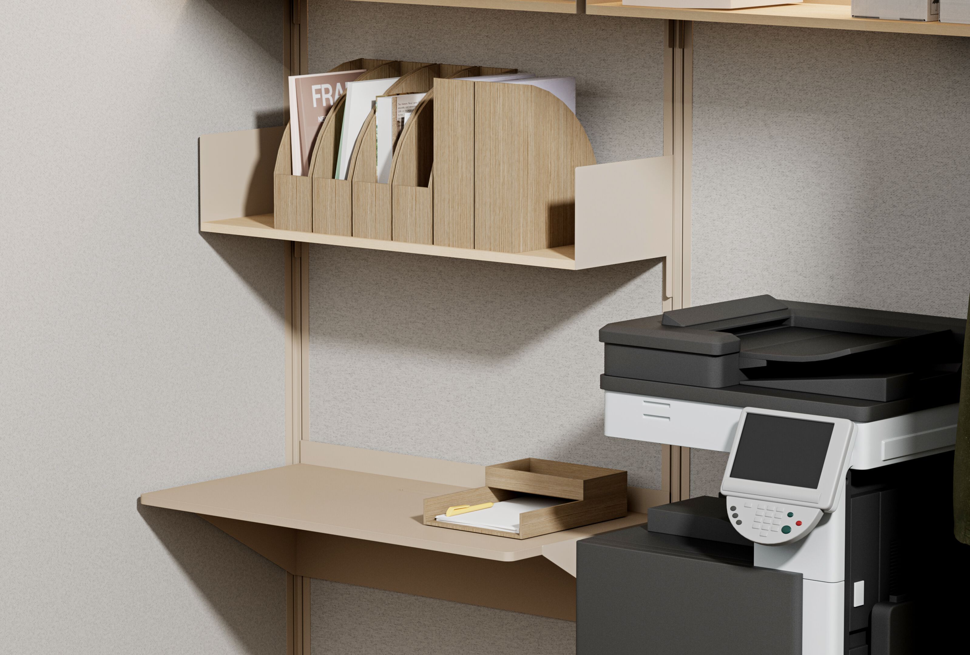 Алюминиевый модульный офисный остров с порошковым покрытием Mute ARCH-00117724 - Вид №2