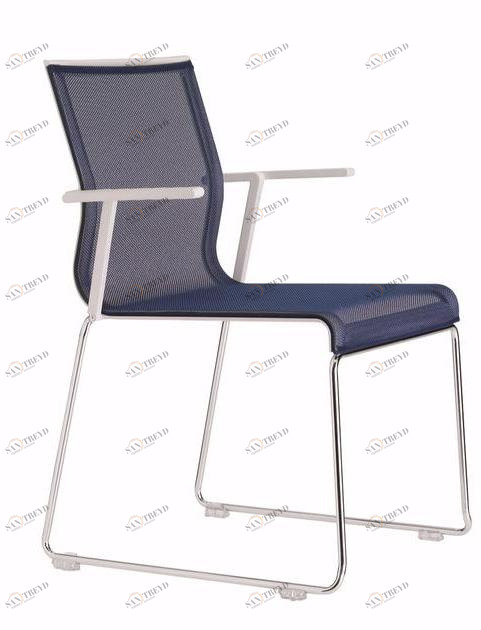 ICF Штабелируемый сетчатый стул на санках с подлокотниками Stick chair sun-id-1459481