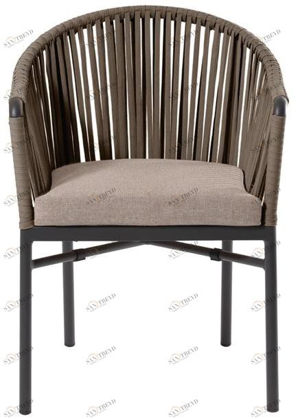 XLINE Садовое кресло из веревки с подлокотниками  4176 