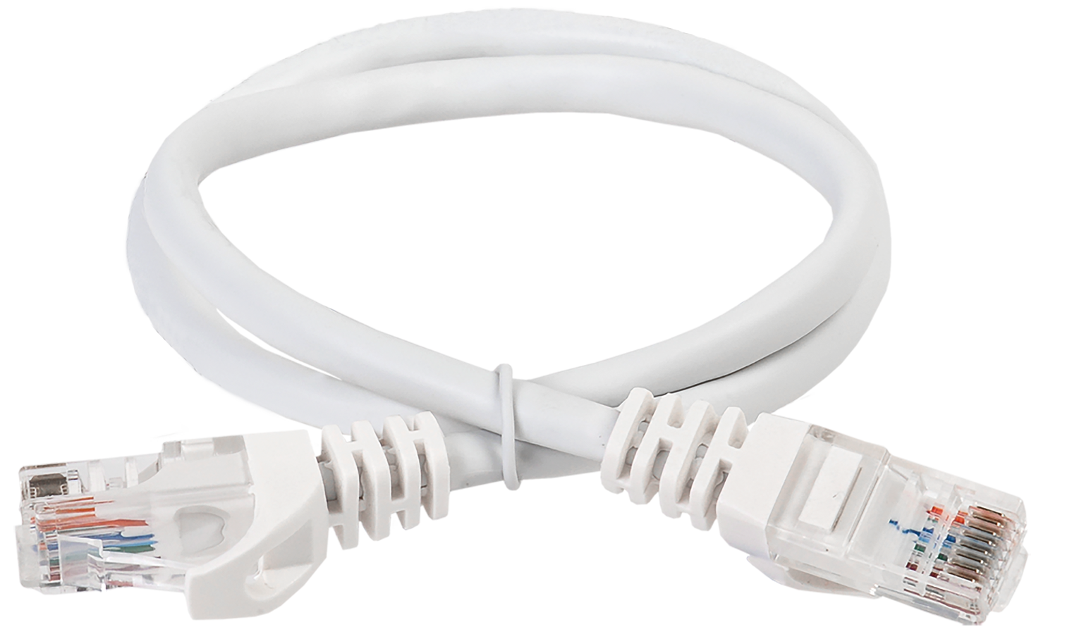 PC08-C5EUL-3M коммутационный шнур кат. 5е utp lszh 3м белый ITK Santreyd 