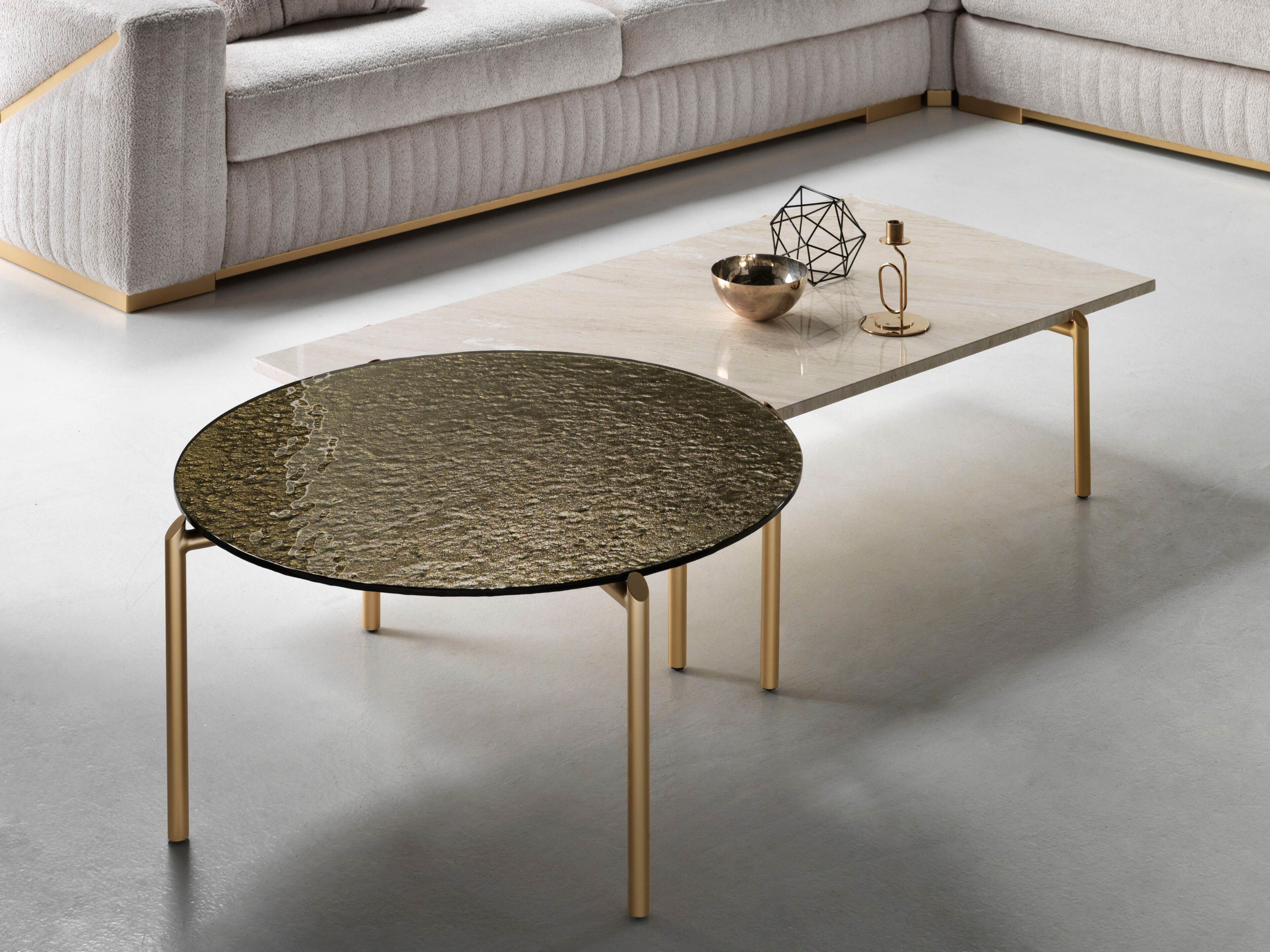 Низкий мраморный журнальный столик Former In Italia ARCH-00130704