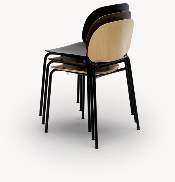 Zilio A&C Стул штабелируемый из фанерованной древесины sun-id-1379159 - Вид №3