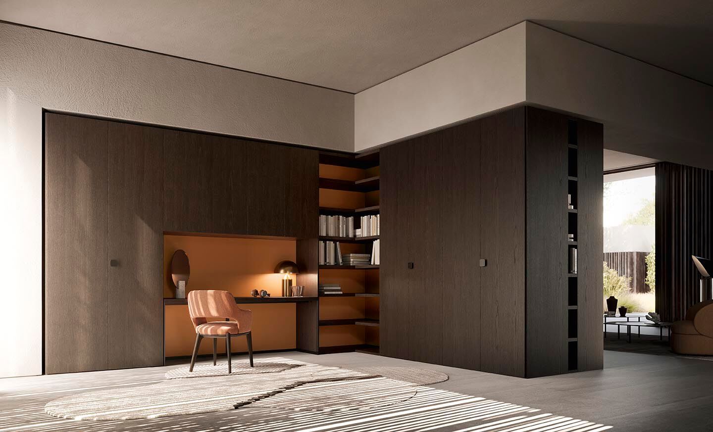 Оборудованная стена с письменным столом Alf DaFrè покер ARCH-00045397 - Вид №4