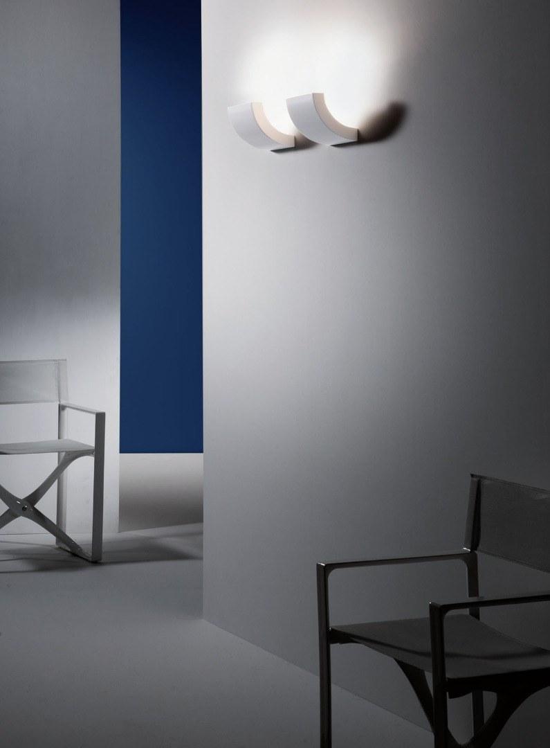 Martinelli Luce Настенный светильник с отраженным светом в алюминиевом исполнении  1415/l  - Вид №6