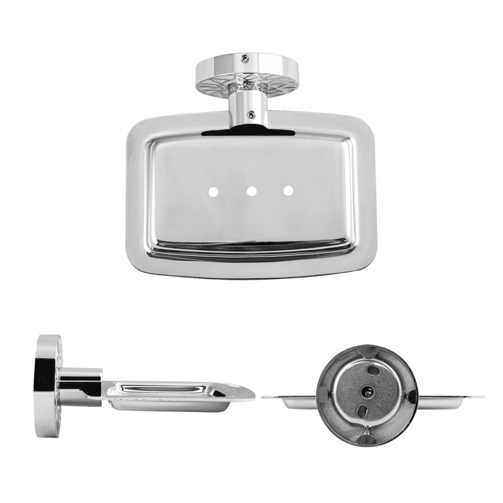 GFmark - Мыльница металлическая на основании, с БЕЛОЙ МОЗАИКОЙ, код: 3202  - Вид №5