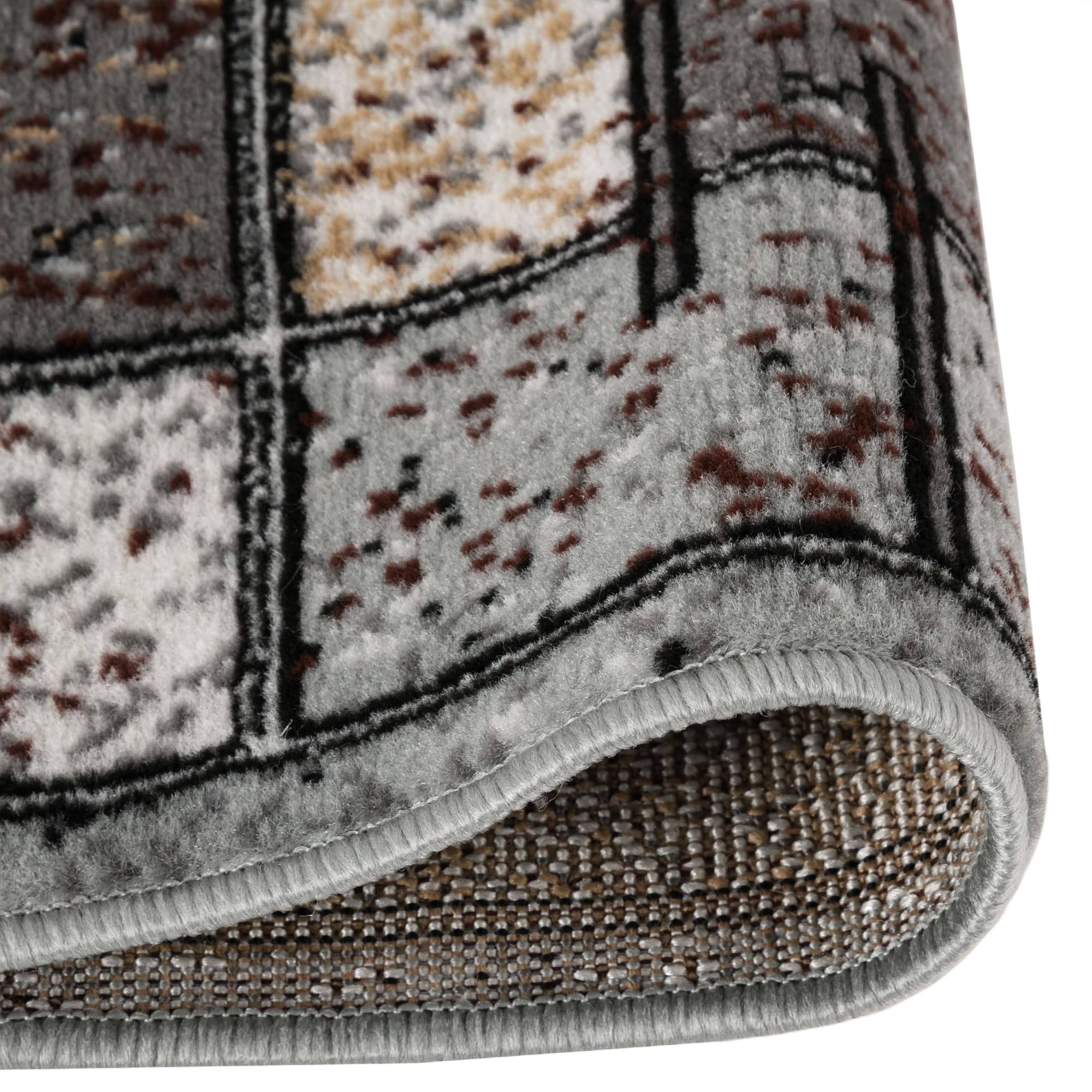 82337308 Дорожка ковровая «Лайла де Люкс» 1604-66, 1 м, цвет серый Santreyd  - Вид №2