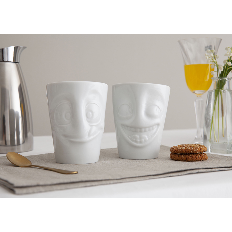 T01.29.01 Набор из 2 кружек tassen joking & tasty 350 мл белый Tassen by FIFTYEIGHT PRODUCTS  - Вид №1
