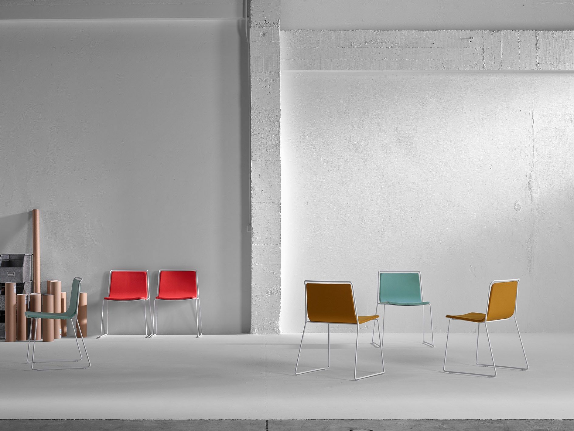 Штабелируемый стул для салазок ONDARRETA Alo ARCH-00034331 - Вид №18