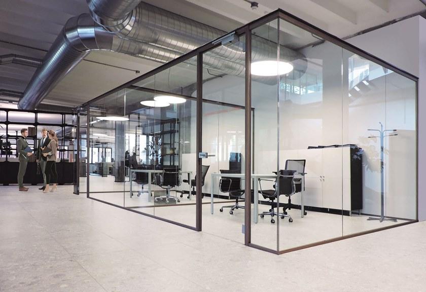 Elitable Стеклянная звуконепроницаемая сдвижная стена для офиса sun-id-1435429 - Вид №13