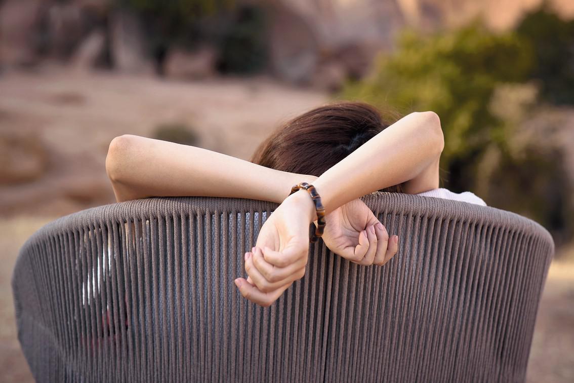 MNST322 Шезлонг лава серебро Manutti Radius - Вид №5