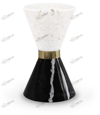 Essential Home Круглый журнальный столик из мрамора Vinicinus sun-id-1468316