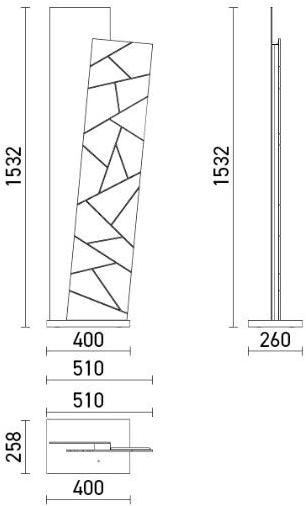 EXPO Торшер из крашеного металла и hpl Relife sun-id-1399660 - Вид №4